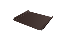 Кликфальц Pro Grand Line 0,5 Satin Matt с пленкой на замках RAL 8017 шоколад