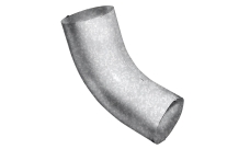 Колено 60 градусов Grand Line ZN 100мм Zn цинк