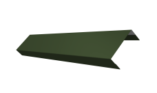 Ламель лицевая 50 забора жалюзи Texas 0,5 Satin Matt TX RAL 6020 хромовая зелень