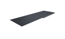 Планка финишная 48х25 0,5 PurPro с пленкой RAL 7024 мокрый асфальт (3м)