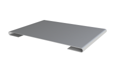 Планка стыковочная Grand Line 0,45 Drap TX RAL 7047 телегрей 4 (2м)