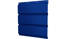 Софит металлический Классик v01 Grand Line полная перфорация 0,4 PE с пленкой RAL 5005 сигнальный синий