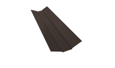 Планка ендовы верхней 95х80х95 Grand Line 0,5 PurPro Matt 275 RR 32 темно-коричневый (2м)