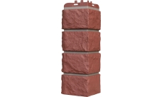 Угол Grand Line Колотый камень Design Plus корица с темно-бежевым швом