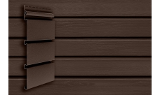 Сайдинг Архитектурный планкен Grand Line Acryl темный дуб (3,0м)